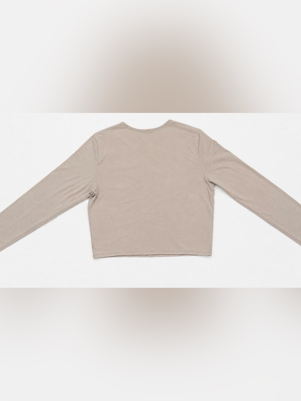NWT Vuori Halo Cardigan 2.0 Ecru Heather DreamKnit L - Picture 3 of 12